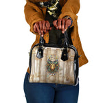 Hathor Shoulder Handbag with Sacred Cow Head Egyptian Fertility Symbolism
