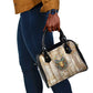 Hathor Shoulder Handbag with Sacred Cow Head Egyptian Fertility Symbolism