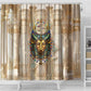 Hathor Shower Curtain with Sacred Cow Head Egyptian Fertility Symbolism