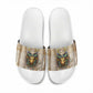 Hathor Slide Sandals with Sacred Cow Head Egyptian Fertility Symbolism