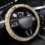 Hathor Steering Wheel Cover with Sacred Cow Head Egyptian Fertility Symbolism