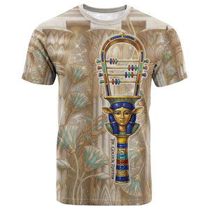 Hathor T shirt with Sacred Cow Head Egyptian Fertility Symbolism