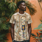 Hathor T shirt with Sacred Cow Head Egyptian Fertility Symbolism
