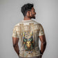 Hathor T shirt with Sacred Cow Head Egyptian Fertility Symbolism