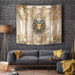 Hathor Tapestry with Sacred Cow Head Egyptian Fertility Symbolism