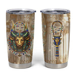 Hathor Tumbler Cup with Sacred Cow Head Egyptian Fertility Symbolism