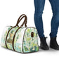 Heqet Nile Ankh Symbol Travel Bag Egyptian Lotus Motif in Watercolor Life Theme
