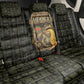 Heqet Ornate Frog Egyptian Back Car Seat Cover with Hieroglyphic Backdrop in Creation Theme