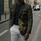 Heqet Ornate Frog Egyptian Blazer with Hieroglyphic Backdrop in Creation Theme