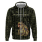 Heqet Ornate Frog Egyptian Hoodie with Hieroglyphic Backdrop in Creation Theme