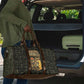 Heqet Ornate Frog Egyptian Travel Bag with Hieroglyphic Backdrop in Creation Theme