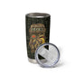 Heqet Ornate Frog Egyptian Tumbler Cup with Hieroglyphic Backdrop in Creation Theme