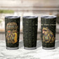 Heqet Ornate Frog Egyptian Tumbler Cup with Hieroglyphic Backdrop in Creation Theme