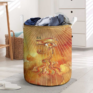 Ra Egyptian Laundry Basket Sun God Eye of Ra Fiery Wings Eternal Source Golden Light