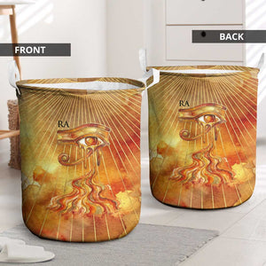 Ra Egyptian Laundry Basket Sun God Eye of Ra Fiery Wings Eternal Source Golden Light