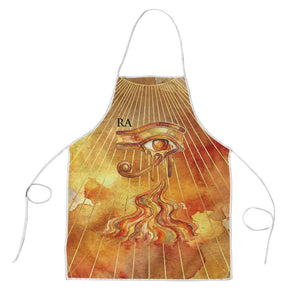 Ra Egyptian Apron Sun God Eye of Ra Fiery Wings Eternal Source Golden Light
