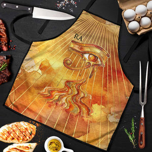 Ra Egyptian Apron Sun God Eye of Ra Fiery Wings Eternal Source Golden Light