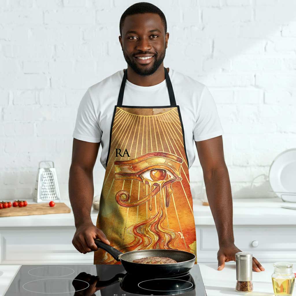 Ra Egyptian Apron Sun God Eye of Ra Fiery Wings Eternal Source Golden Light