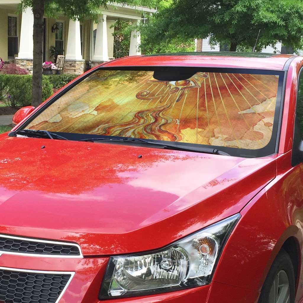 Ra Egyptian Auto Sun Shade Sun God Eye of Ra Fiery Wings Eternal Source Golden Light