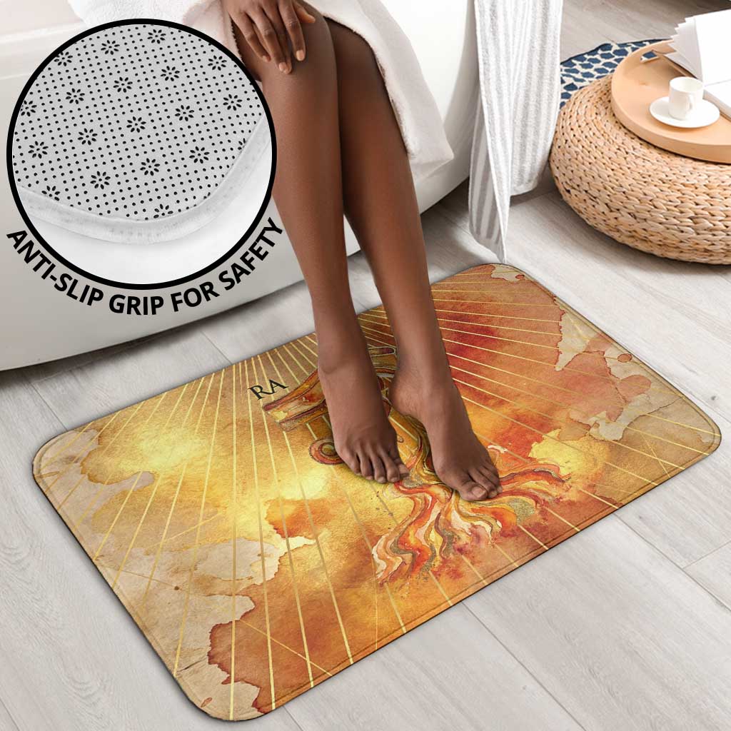 Ra Egyptian Bathroom Set Sun God Eye of Ra Fiery Wings Eternal Source Golden Light