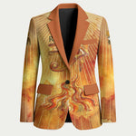 Ra Egyptian Blazer Sun God Eye of Ra Fiery Wings Eternal Source Golden Light