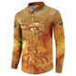Ra Egyptian Button Sweatshirt Sun God Eye of Ra Fiery Wings Eternal Source Golden Light