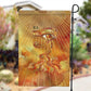 Ra Egyptian Garden Flag Sun God Eye of Ra Fiery Wings Eternal Source Golden Light