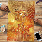 Ra Egyptian Puzzle Sun God Eye of Ra Fiery Wings Eternal Source Golden Light