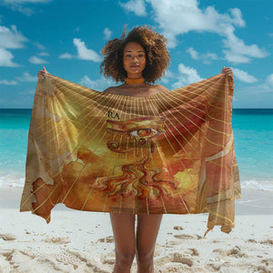 Ra Egyptian Sarong Sun God Eye of Ra Fiery Wings Eternal Source Golden Light