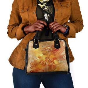 Ra Egyptian Shoulder Handbag Sun God Eye of Ra Fiery Wings Eternal Source Golden Light