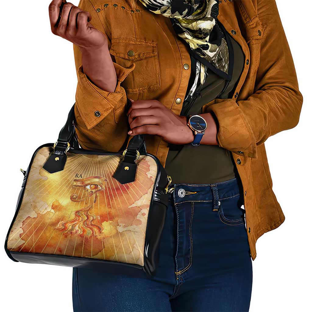 Ra Egyptian Shoulder Handbag Sun God Eye of Ra Fiery Wings Eternal Source Golden Light