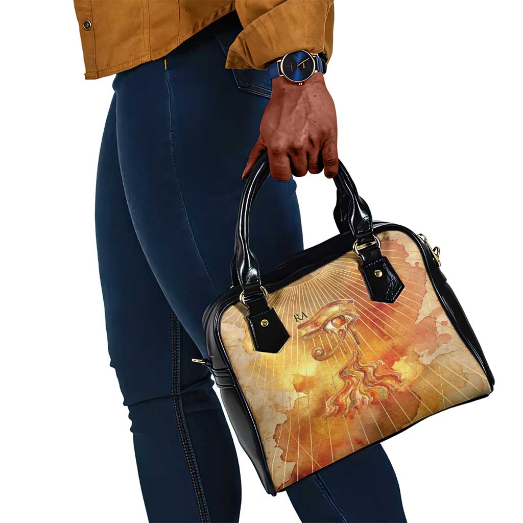 Ra Egyptian Shoulder Handbag Sun God Eye of Ra Fiery Wings Eternal Source Golden Light