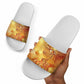 Ra Egyptian Slide Sandals Sun God Eye of Ra Fiery Wings Eternal Source Golden Light