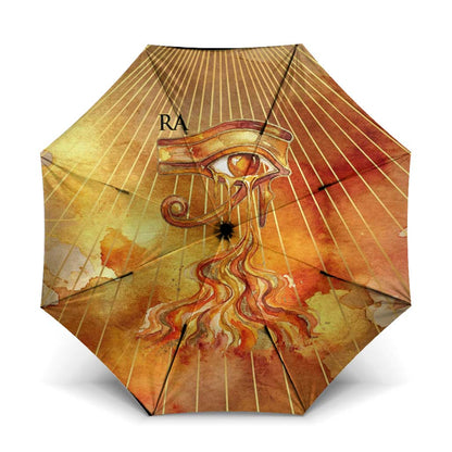 Ra Egyptian Umbrella Sun God Eye of Ra Fiery Wings Eternal Source Golden Light