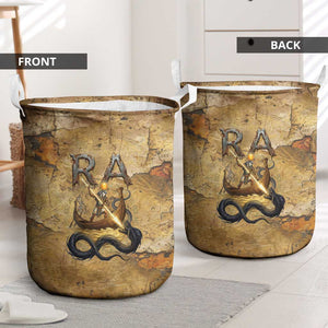 Ra Egyptian Laundry Basket Sun God Solar Disk Serpent Slayer Ancient Egyptian Boat of the Underworld