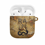 Ra Egyptian AirPods Case Sun God Solar Disk Serpent Slayer Ancient Egyptian Boat of the Underworld