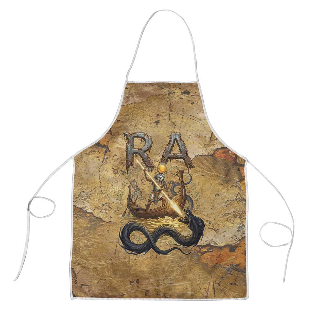 Ra Egyptian Apron Sun God Solar Disk Serpent Slayer Ancient Egyptian Boat of the Underworld