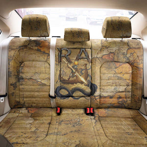 Ra Egyptian Back Car Seat Cover Sun God Solar Disk Serpent Slayer Ancient Egyptian Boat of the Underworld