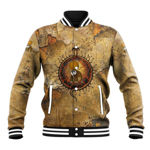 Ra Egyptian Baseball Jacket Sun God Solar Disk Serpent Slayer Ancient Egyptian Boat of the Underworld