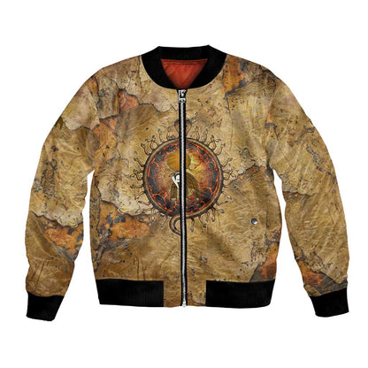 Ra Egyptian Bomber Jacket Sun God Solar Disk Serpent Slayer Ancient Egyptian Boat of the Underworld