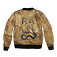 Ra Egyptian Bomber Jacket Sun God Solar Disk Serpent Slayer Ancient Egyptian Boat of the Underworld