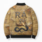 Ra Egyptian Bomber Puffer Jacket Sun God Solar Disk Serpent Slayer Ancient Egyptian Boat of the Underworld
