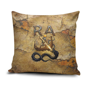 Ra Egyptian Pillow Cover Sun God Solar Disk Serpent Slayer Ancient Egyptian Boat of the Underworld
