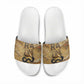 Ra Egyptian Slide Sandals Sun God Solar Disk Serpent Slayer Ancient Egyptian Boat of the Underworld