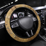 Ra Egyptian Steering Wheel Cover Sun God Solar Disk Serpent Slayer Ancient Egyptian Boat of the Underworld