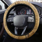 Ra Egyptian Steering Wheel Cover Sun God Solar Disk Serpent Slayer Ancient Egyptian Boat of the Underworld