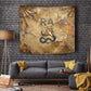 Ra Egyptian Tapestry Sun God Solar Disk Serpent Slayer Ancient Egyptian Boat of the Underworld