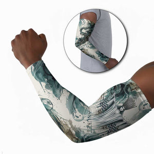 Anuket Egyptian Arm Sleeves Goddess of the Nile Flowing Water Gazelle Spirit The Embracer