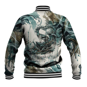 Anuket Egyptian Baseball Jacket Goddess of the Nile Flowing Water Gazelle Spirit The Embracer