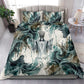 Anuket Egyptian Bedding Set Goddess of the Nile Flowing Water Gazelle Spirit The Embracer
